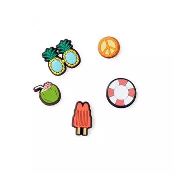 CROCS Jibbitz HAPPY SUMMER НАБОР 5 шт. 23SF10011193