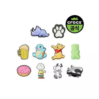 CrocS Jibbitz Let S Fun 10 Pack Set 23SFZX003