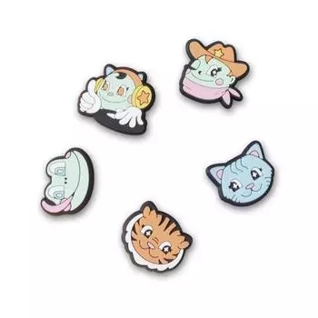 Crocs Kawaii 5 Piece Set Gbitz 10012952 shuffle/one sizefree