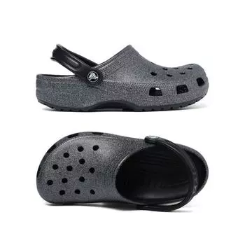 Crocs Kids Adult Classic Glitter Clog K 206993 001 black200