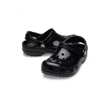 CROCS KIDS CLASSIC БЛЕСКОВЫЕ САБО K BK 24SKCL209834
