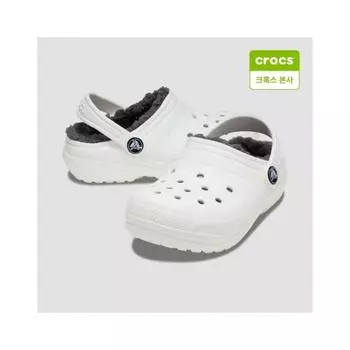 Crocs Kids Classic Lined Clog T 207009 10m 10M whitegray/C5