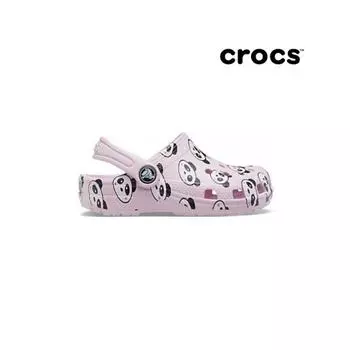 Crocs Kids Classic Panda Print Clogs 206999 6gd C6 130