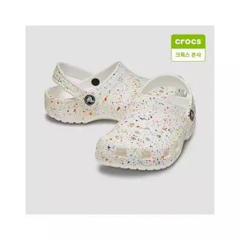 Crocs Kids Classic Print Splatter Clog K 210349 94s 94S whitemulti/C11