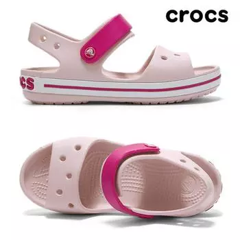 Crocs Kids Crocband Sandals Beary Pink 12856 6pv BEARLY PINK/155