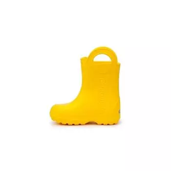 Crocs Kids Handleit Rain Boots Yellow 12803 730 C13