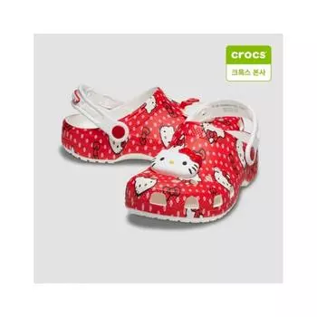 Crocs Kids Hello Kitty Red Classic Clog K 210576 90h 90H multi/J1