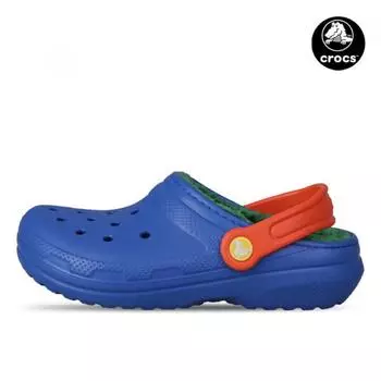 Crocs Kies Классические детские зимние меховые тапочки с подкладкой для холодной погоды 207010 4 фунта 2070104LB/C12180