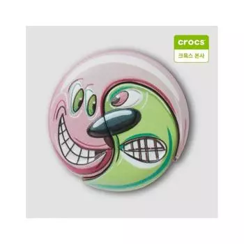 Crocs Kiss Haring Pink Face Zibbitz Charm 10012722 onefree