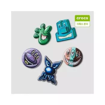 Crocs Kiss Haring Scarves Set Of 5 Gibbitz Charm 10012733 onefree