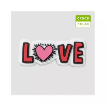 Crocs Кит Харинг Love Zibbitz Charm 10012723 onefree
