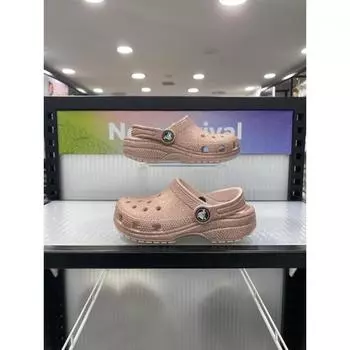 Crocs Классические блестящие детские сабо 206992 6wv Quartz glitter/200