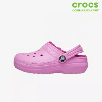 Crocs Классические детские сандалии Clog на подкладке с мехом 207010 6vz 6VZ/200
