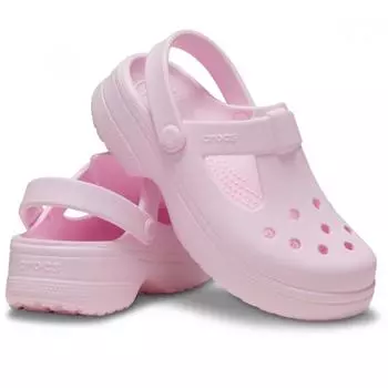Crocs Классические детские туфли Мэри Джейн, розовые, молочные, 210615 6zw C11(175mm)
