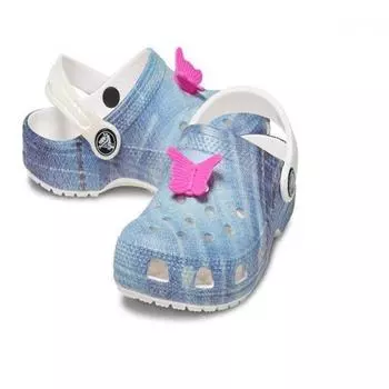 Crocs Классические джинсовые сабо для малышей 208302 94s C5(120)