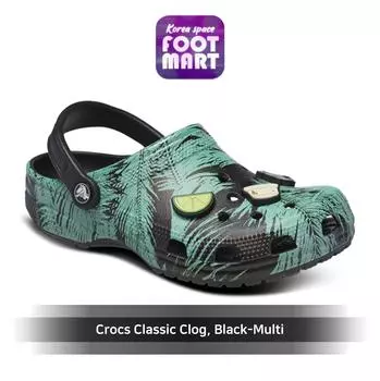 [Crocs] Классические сабо Crocs, черный-мульти