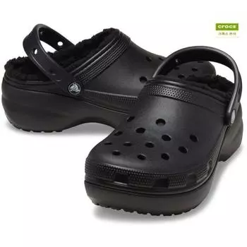 Crocs Классические сабо Galleria Crocs Headquarters Platform Lined Clogs, черные 207938 001 230/black