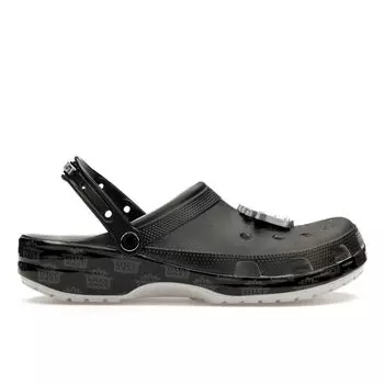 Crocs Классические сабо OutKast Унисекс Кроссовки Черный Серебристый 208870-067 38-39
