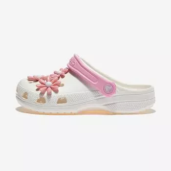 [CROCS] классические сабо с цветком ромашки CRS208921-1010099805, популярная обувь в Корее 260
