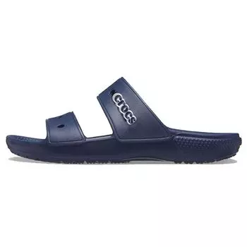 Crocs Классические сандалии-слайды с двумя ремешками, темно-синие мужские кроссовки 206761-410 41-42