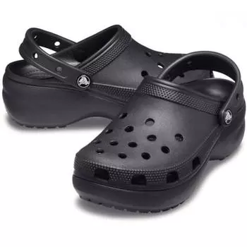 Crocs Классические женские туфли-сабо на платформе 206750 001 W5(220)