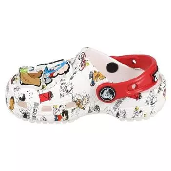 Crocs Классический арахис Clog (ТД) Детские кроссовки белые многоцветные 208631-94S 26