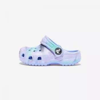 Crocs Классический вихревой кубик Clog для малышей Crs208401 Moon Jelly 130