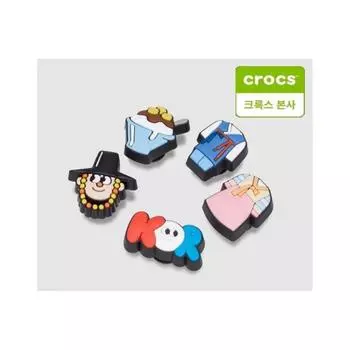 Crocs Korean Traditional 5 Piece Set Gbitz 10010958 shuffle/one sizefree