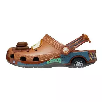 Crocs Кроссовки Cars x Classic Clog Kids Mater Kids коричневые сланцево-серые 209376-0DA 36-37