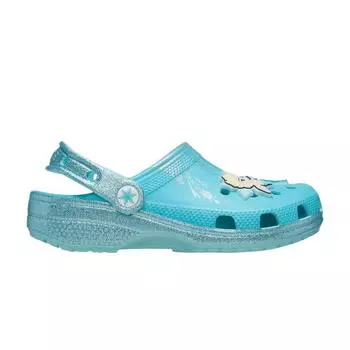 Crocs Кроссовки Disney x Classic Clog Kids Frozen Kids, синие, многоцветные, 210235-90H 34-35