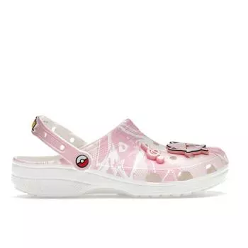 Crocs Кроссовки унисекс Pokmon x Classic Clog Jigglypuff розовые белые 210243-90H 36-37