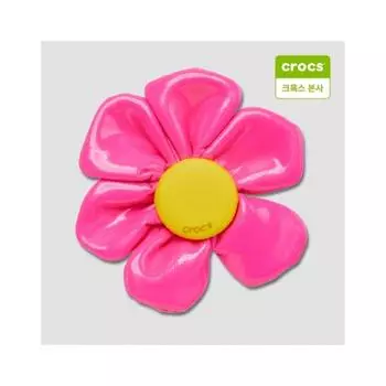 Crocs Крупный розовый цветок Gibbits Charm 10014614 one/free