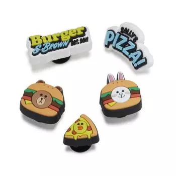 Crocs Line Friends 5 Pack Gbitz 10012229 shuffle/one sizefree