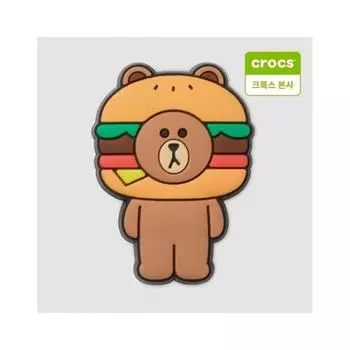 Crocs Line Friends Коричневый гамбургер Gibbitz 10012218 shuffle