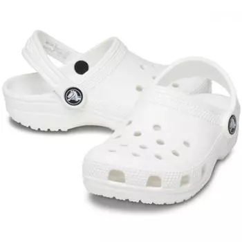 Crocs Магазин подлинных классических детских сабо белого цвета 206990 100 C5(120)