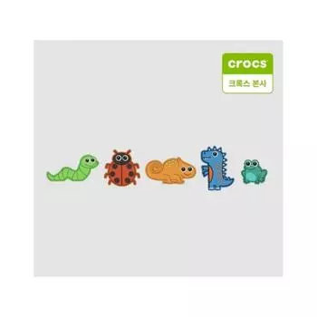Crocs Маленькая лягушка, 5 шт., подвеска Gibbits 10013703 shuffle