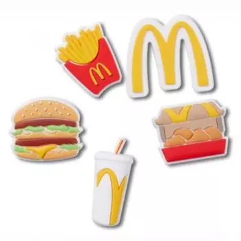 Crocs Mcdonald X Crocs Zibbitz Set Of 5 10012633 FREE