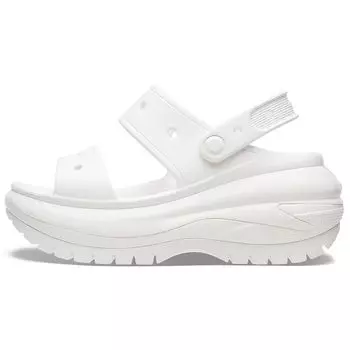 Crocs Mega Crush Sandal Белые женские кроссовки 207989-100 37-38