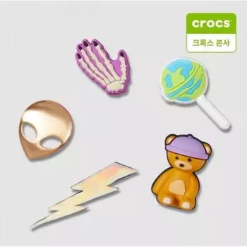 Crocs Meta Zibbitz 5 Pack 10011572 META ZIBITZ™ 5 PACK