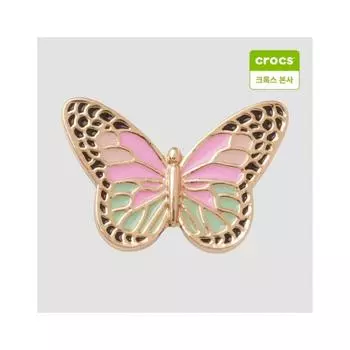 Crocs Металлическая разноцветная бабочка Zibbitz Charm 10010187 onefree