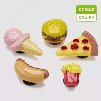 Crocs Мини 3D Еда Gbitz 5 Упаковка 10011874 Mini 3D Food Jibbitz™ 5 pack