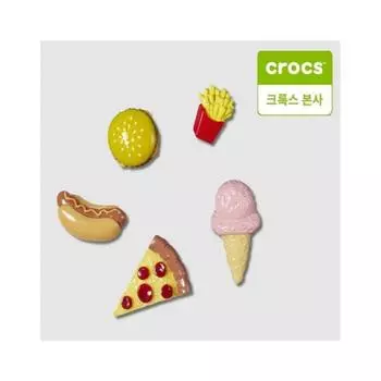 Crocs Mini 3d Food 5 шт. в упаковке Gbitz 10011874 shuffle/one sizefree