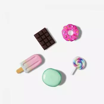 Crocs Mini 3d Sweet Treats 5 Pack Crs10011606 FREE