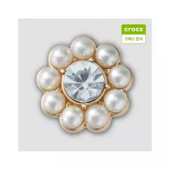 Crocs Mini Pearl Flower Gibbitz Charm 10014202 shuffle