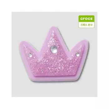 Подвеска Crocs Mini Purple Glitter Crown Gibbitz 10014804 shuffle