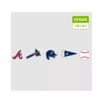 Crocs Mlb Atlanta Braves 5 шт. Jibbitz Charm 10012710 shuffle