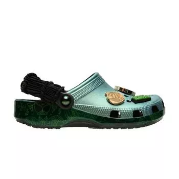 Crocs Мужские кроссовки Wicked x Classic Clog Elphaba, зеленые, многоцветные, 210524-90H 37-38