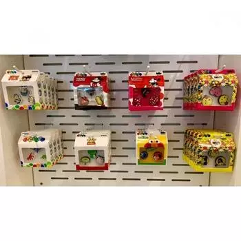 Crocs Набор из 3 коллекций Gibbitz Holiday LED Rye