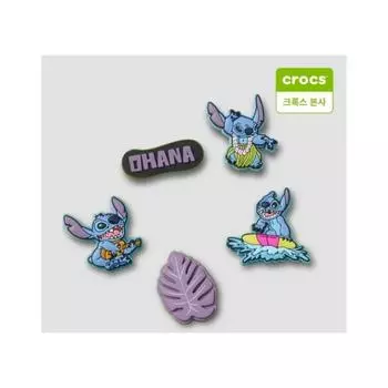 Crocs Набор из 5 предметов Stitch Tropical Gibbitz Charm 10012920 shuffle