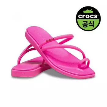 Crocs Обувь Bori CrocS CrocS Official Women S Miami Toe Loop Sandal Pkcr PINK CRUSH(Z6TW)/W7(240)